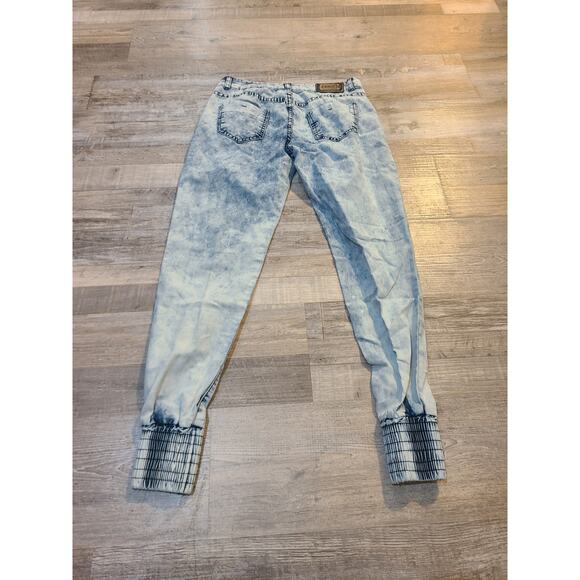 Exocet size 3 junior's acid/ white wash jogger style jeans - Picture 4 of 11